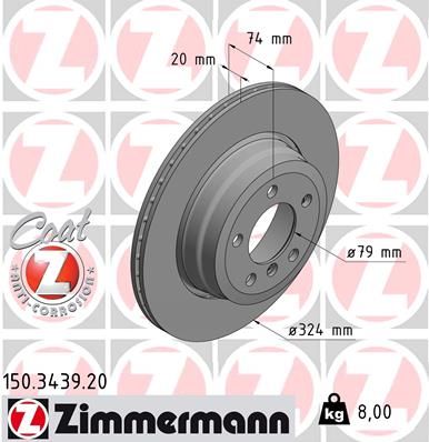 ZIMMERMANN Jarrulevy 150.3439.20