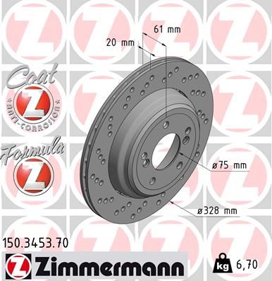 ZIMMERMANN Jarrulevy 150.3453.70