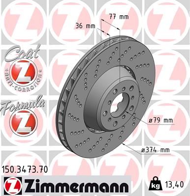 ZIMMERMANN Jarrulevy 150.3473.70