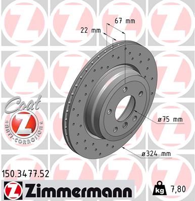 ZIMMERMANN Jarrulevy 150.3477.52