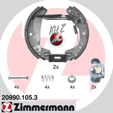 ZIMMERMANN Jarrukenkäsarja 20990.105.3