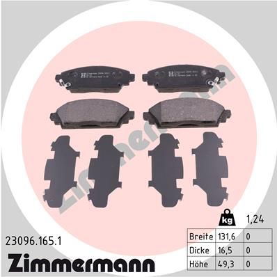 ZIMMERMANN Jarrupala, levyjarru 23096.165.1