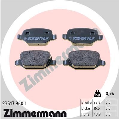 ZIMMERMANN Jarrupala, levyjarru 23517.960.1