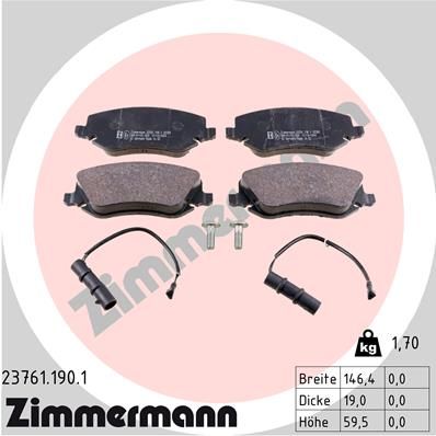 ZIMMERMANN Jarrupala, levyjarru 23761.190.1