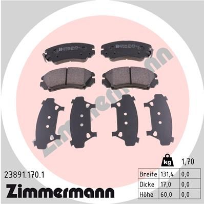 ZIMMERMANN Jarrupala, levyjarru 23891.170.1