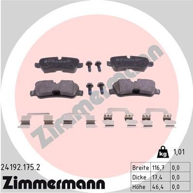 ZIMMERMANN Jarrupala, levyjarru 24192.175.2