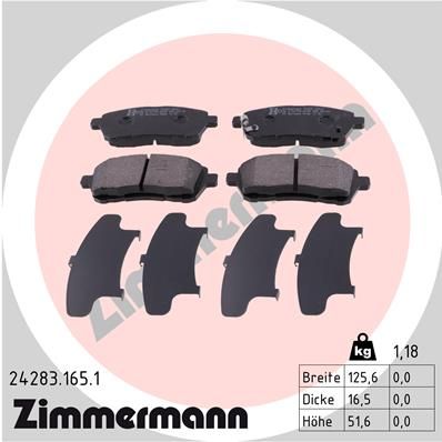 ZIMMERMANN Jarrupala, levyjarru 24283.165.1