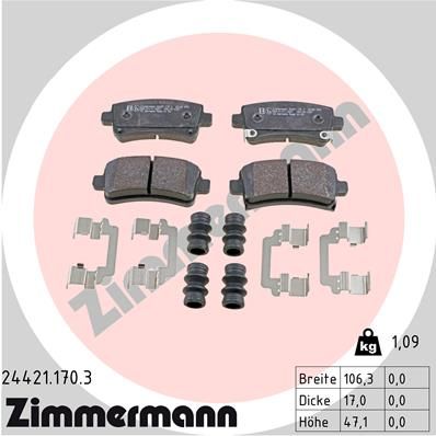 ZIMMERMANN Jarrupala, levyjarru 24421.170.3