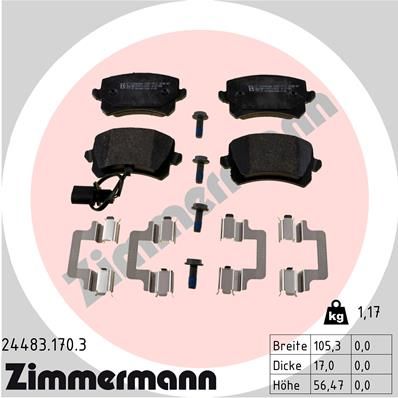 ZIMMERMANN Jarrupala, levyjarru 24483.170.3