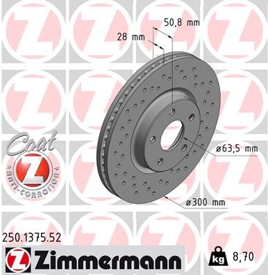 ZIMMERMANN Jarrulevy 250.1375.52