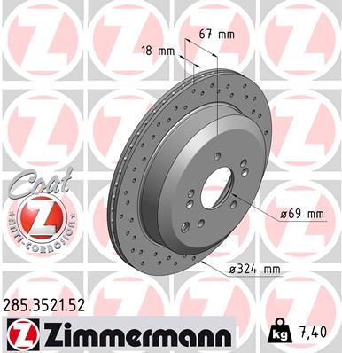 ZIMMERMANN Jarrulevy 285.3521.52