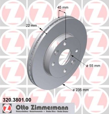 ZIMMERMANN Jarrulevy 320.3801.00