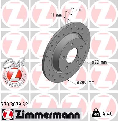 ZIMMERMANN Jarrulevy 370.3079.52