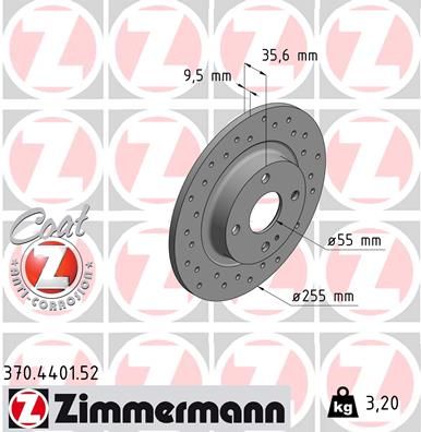 ZIMMERMANN Jarrulevy 370.4401.52