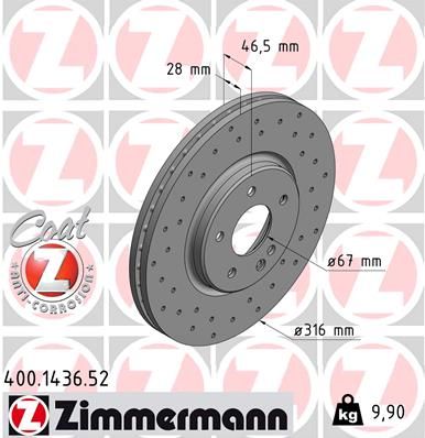 ZIMMERMANN Jarrulevy 400.1436.52