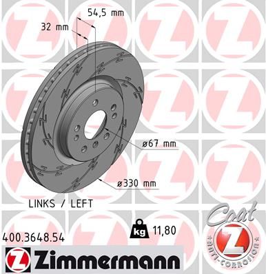 ZIMMERMANN Jarrulevy 400.3648.54