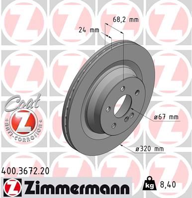 ZIMMERMANN Jarrulevy 400.3672.20