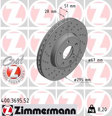 ZIMMERMANN Jarrulevy 400.3695.52