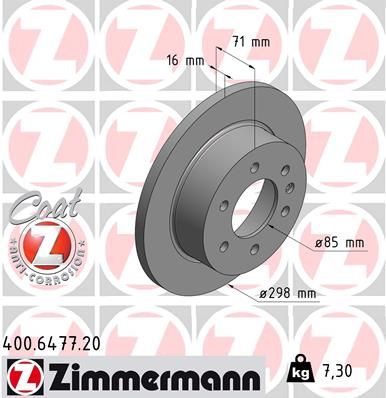 ZIMMERMANN Jarrulevy 400.6477.20