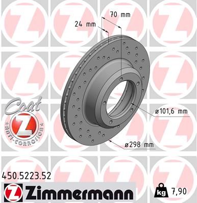 ZIMMERMANN Jarrulevy 450.5223.52