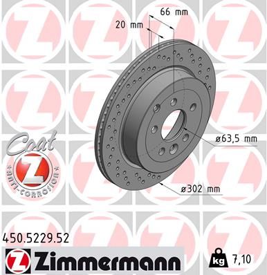 ZIMMERMANN Jarrulevy 450.5229.52