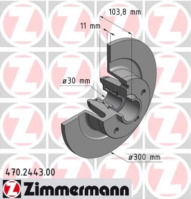 ZIMMERMANN Jarrulevy 470.2443.00