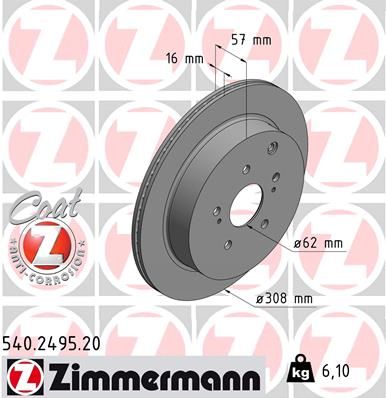 ZIMMERMANN Jarrulevy 540.2495.20