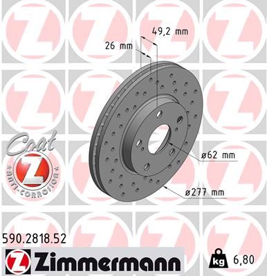 ZIMMERMANN Jarrulevy 590.2818.52