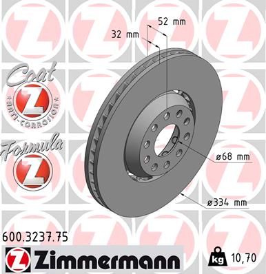 ZIMMERMANN Jarrulevy 600.3237.75