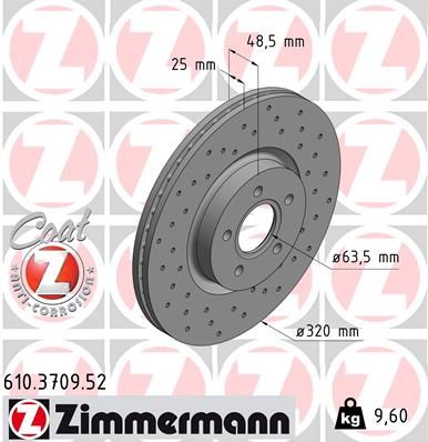 ZIMMERMANN Jarrulevy 610.3709.52